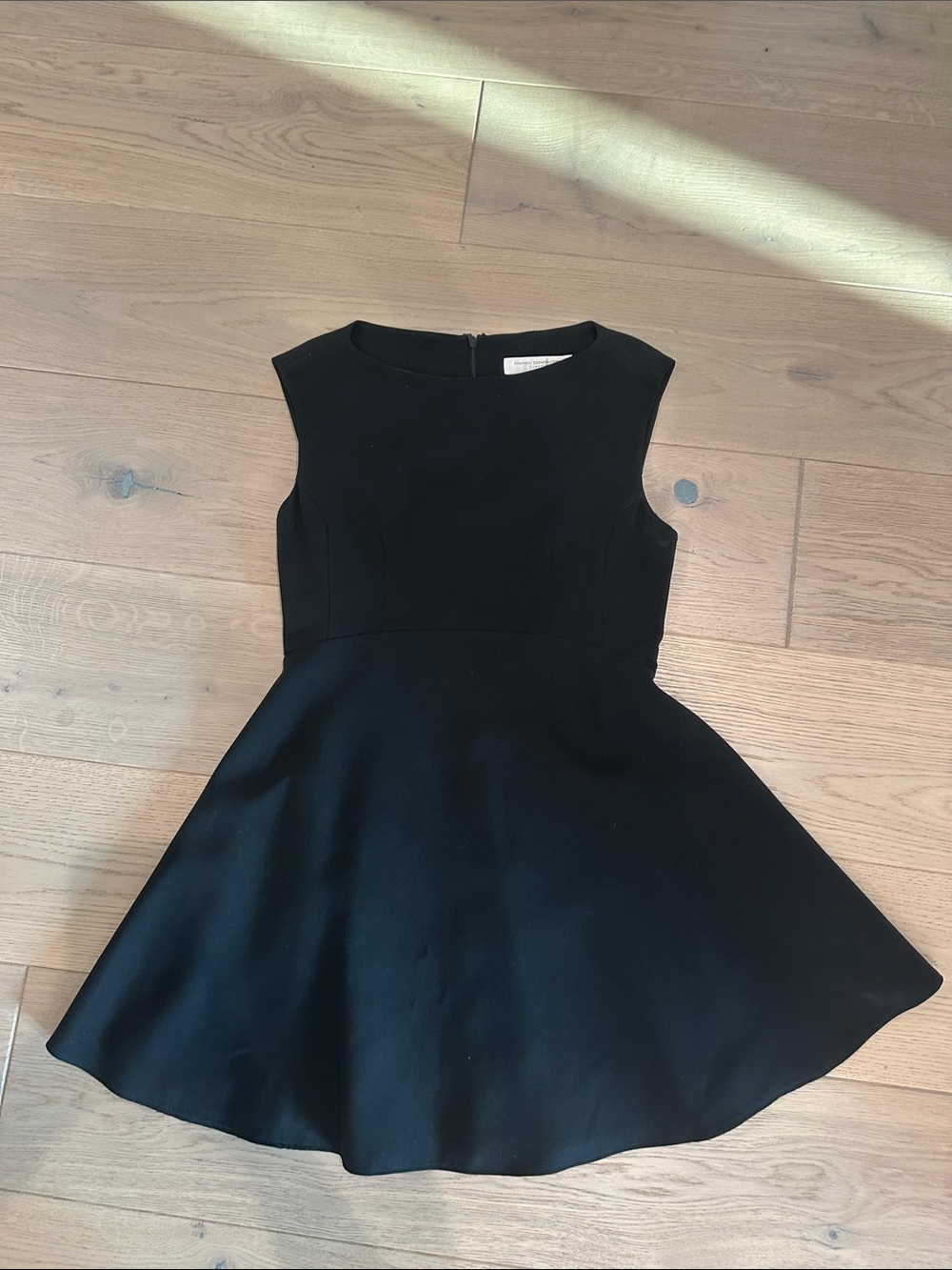 French Connection Black Sleeveless Flare Dress